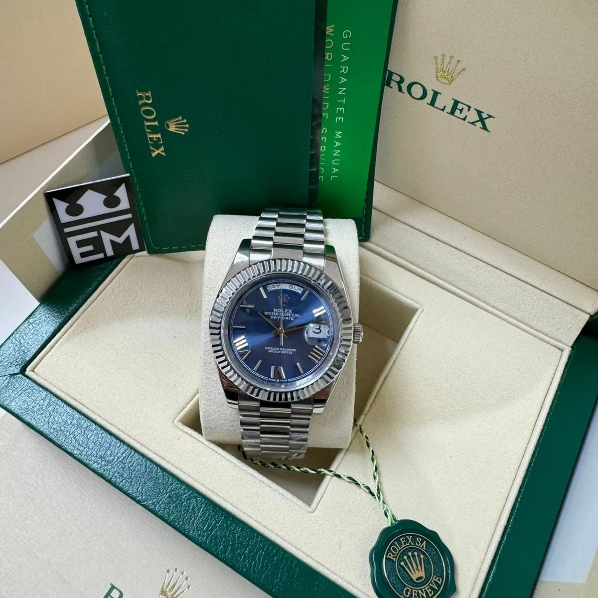 RX Day-Date 40 – Blue Dial