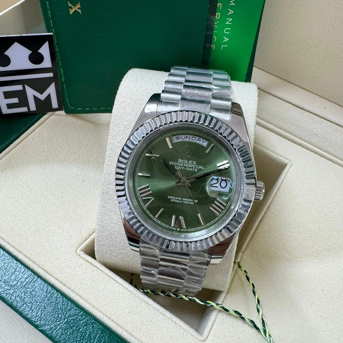RX Day-Date 40 – Green Dial