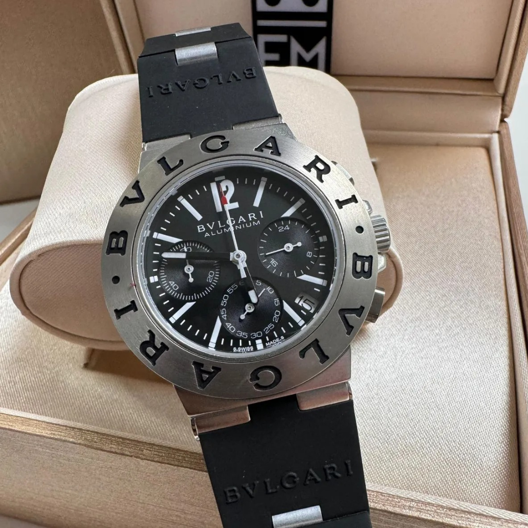 Aluminium Chronograph Black