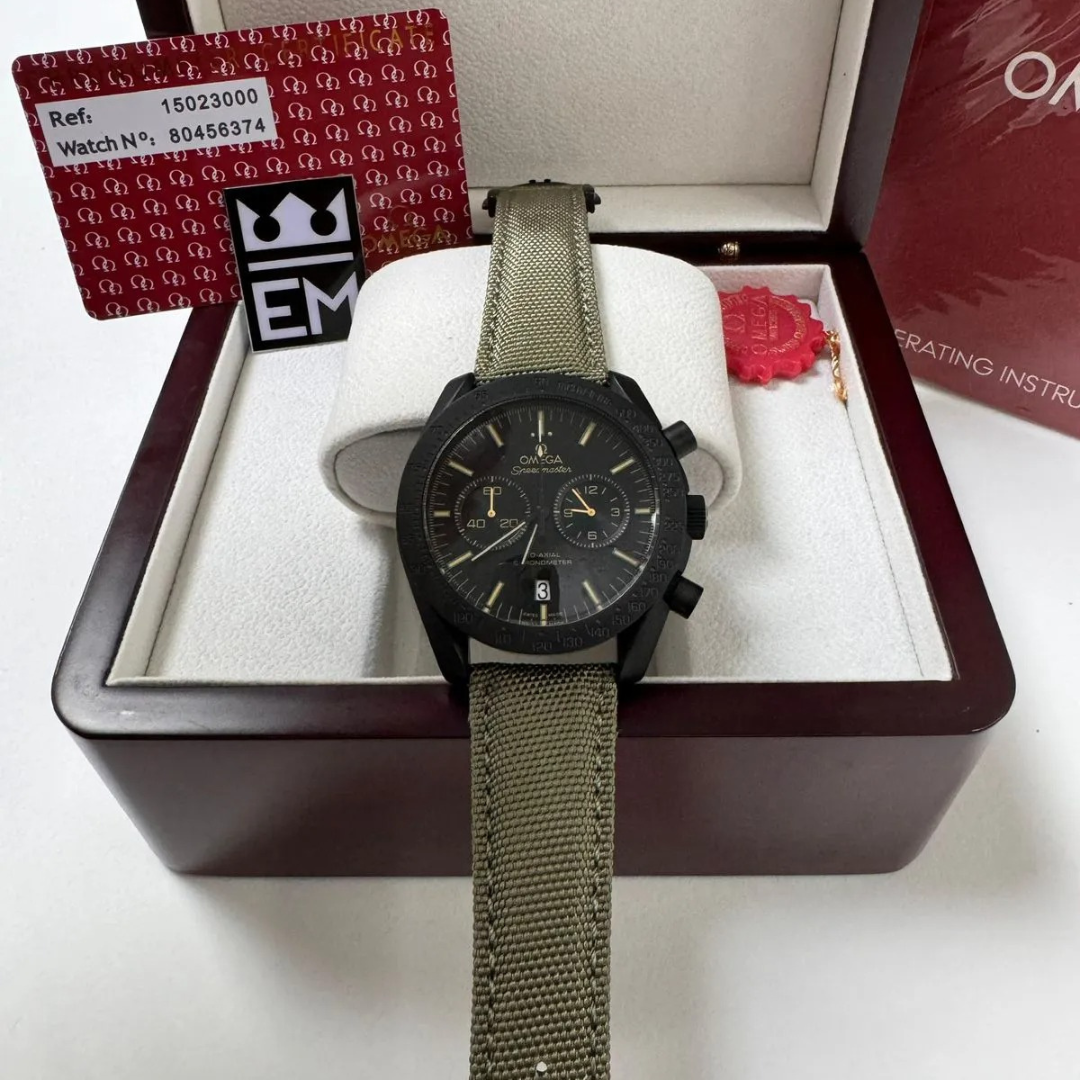 Speedmaster Dark Edition – Black/Khaki | Chronograph