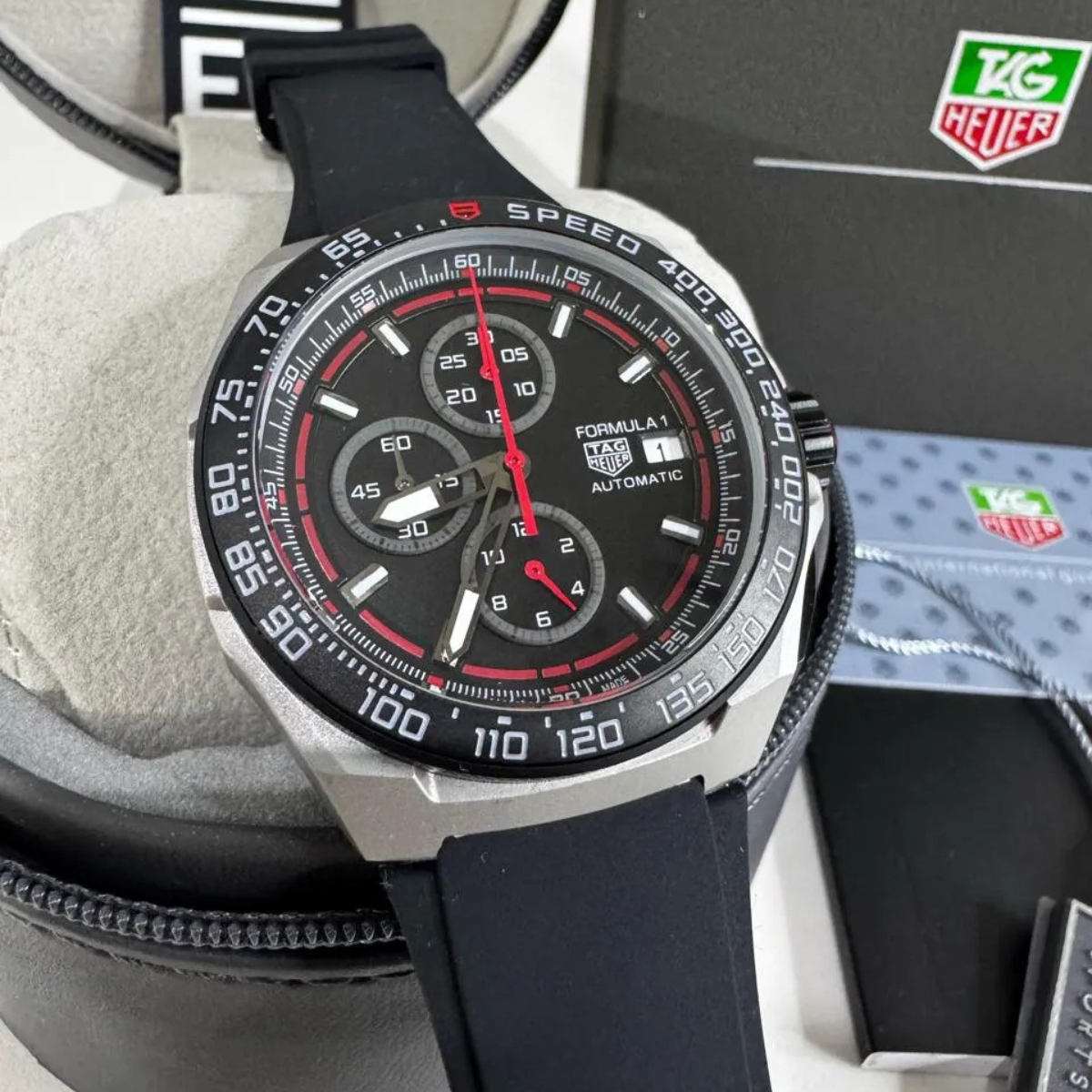 TH Formula 1 Automatic Chronograph – Black Red