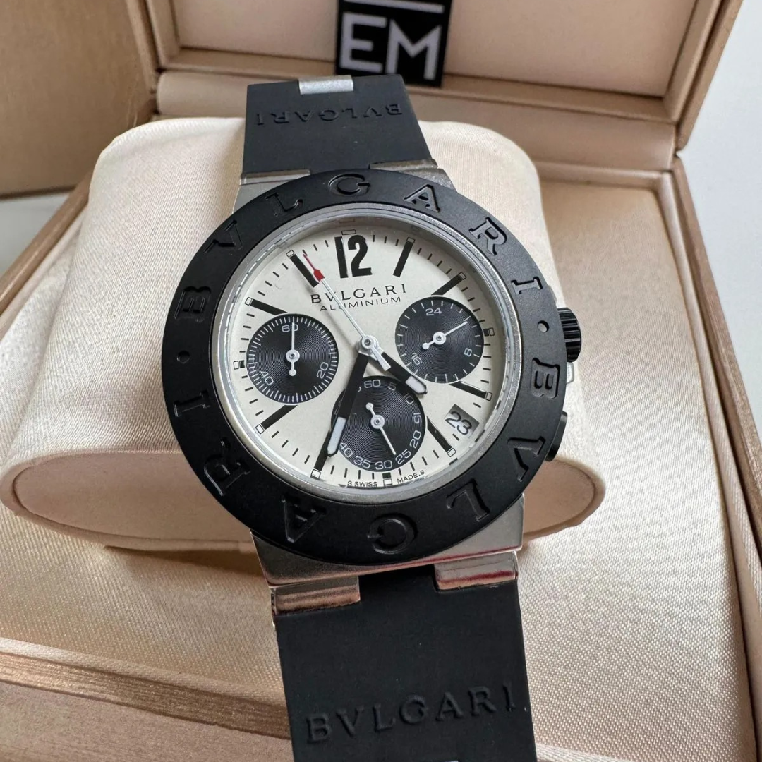 Aluminium Chronograph Black-White
