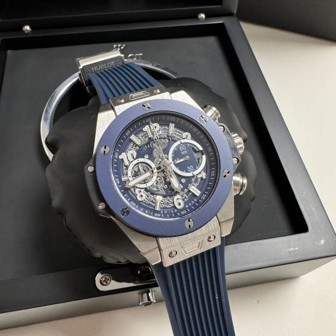 Big Bang Unico Blue Titan Skeleton