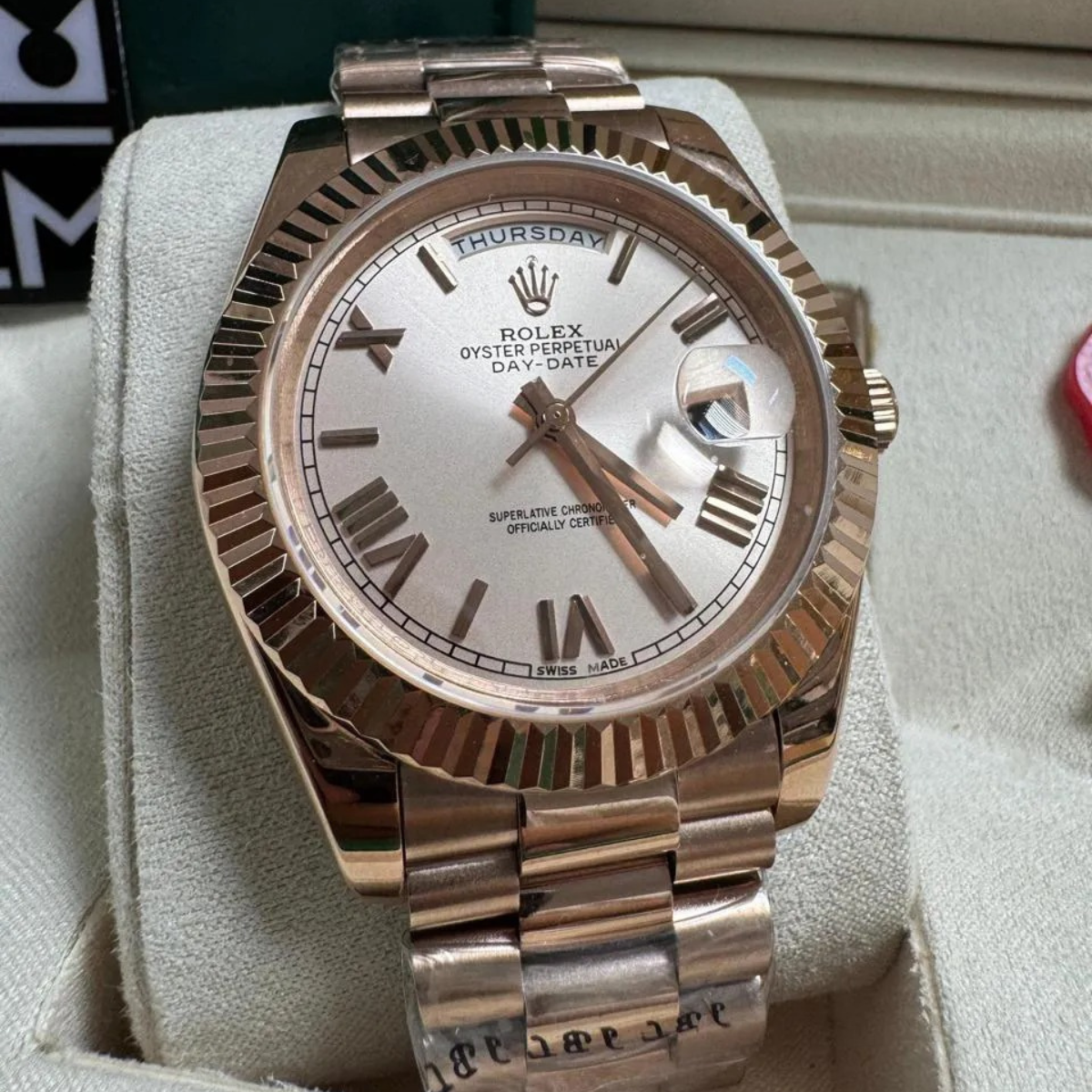 RX Day-Date 40 – Champagne Dial