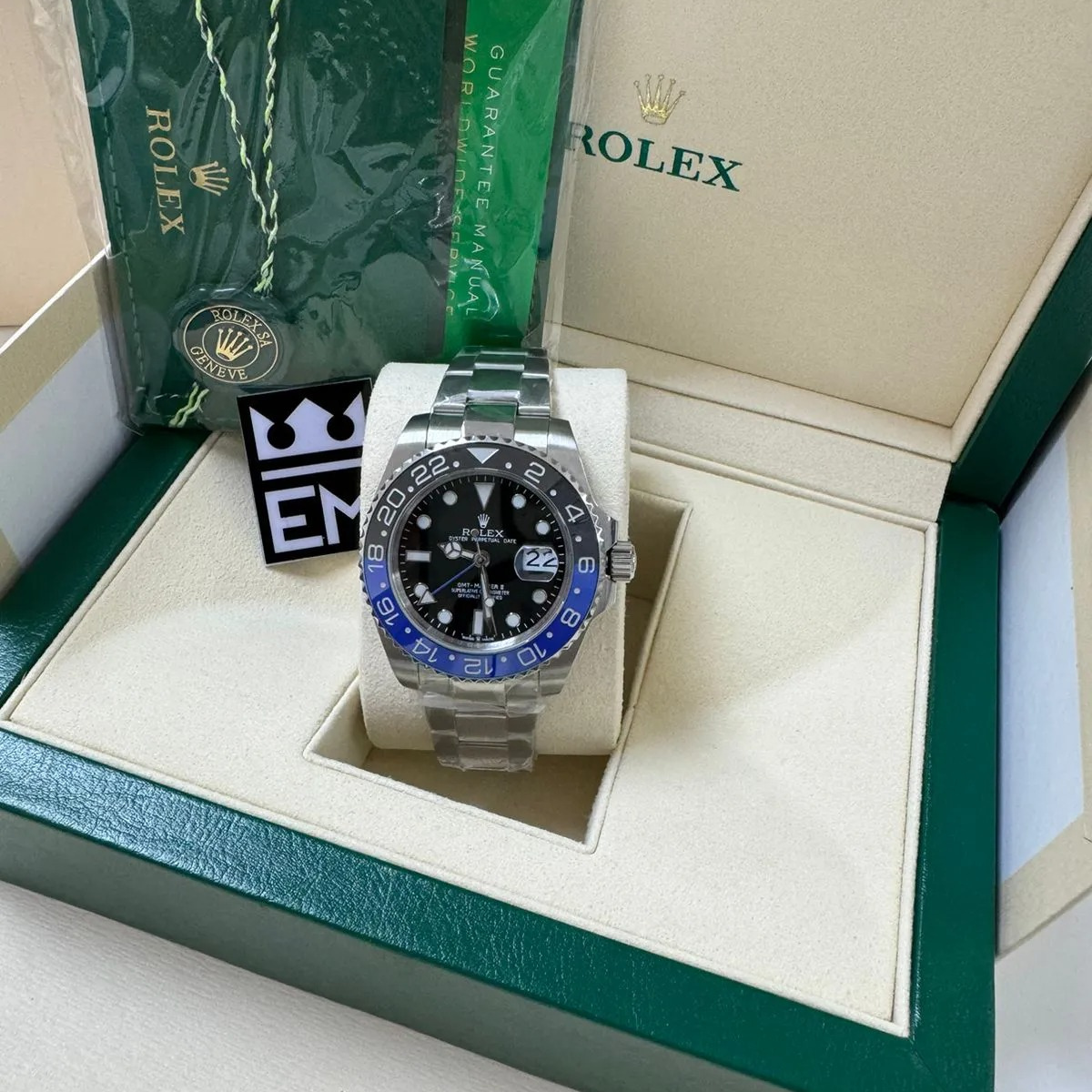 RX GMT-Master II 116710 BLNR – Black/Blue Ceramic – 904L Stainless Steel