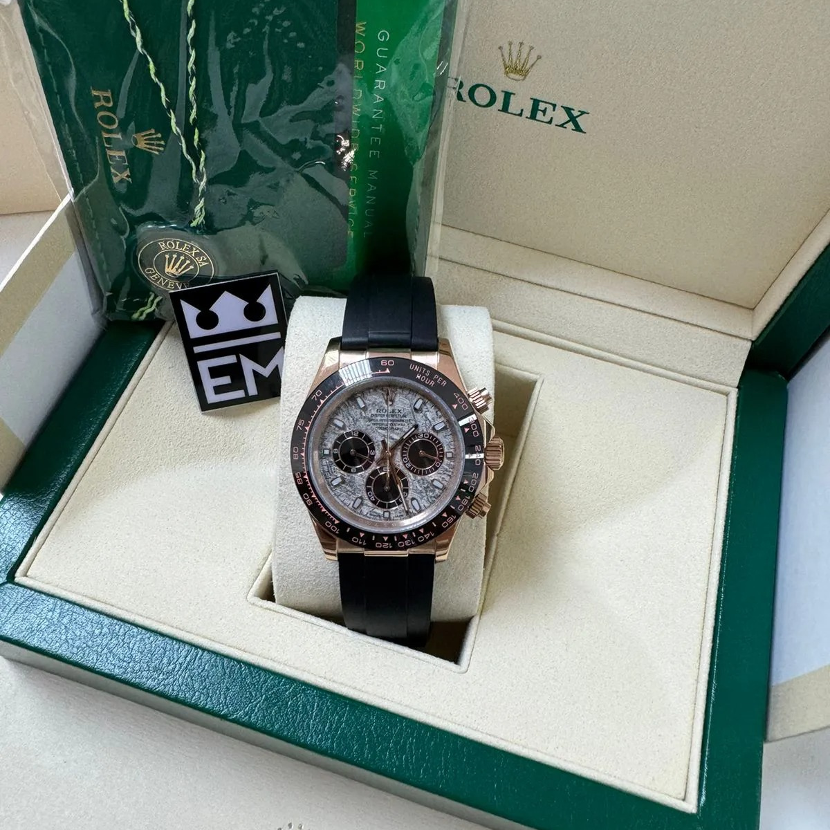 RX Daytona – Meteorit Dial – Oysterflex