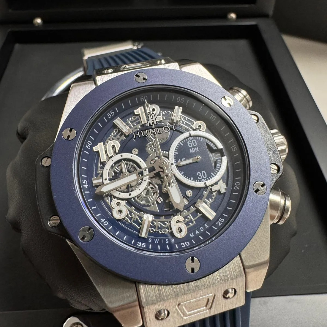 Big Bang Unico Blue Titan Skeleton