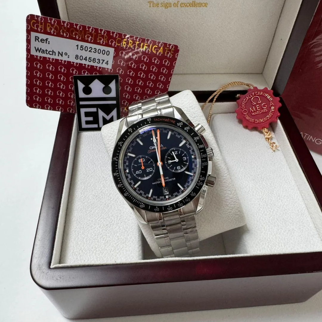 Speedmaster “Co-Axial Master Chronometer” – Black Dial | Stainless Steel Bracelet