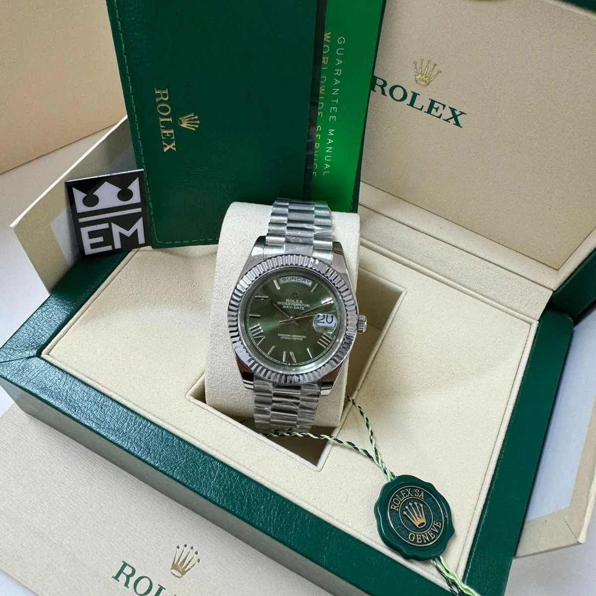 RX Day-Date 40 – Green Dial
