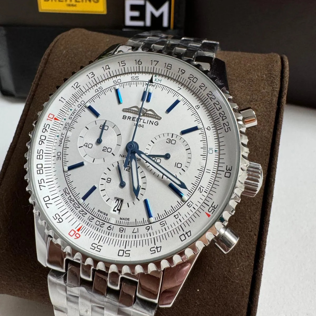 Navitimer Silver Stainless Steel