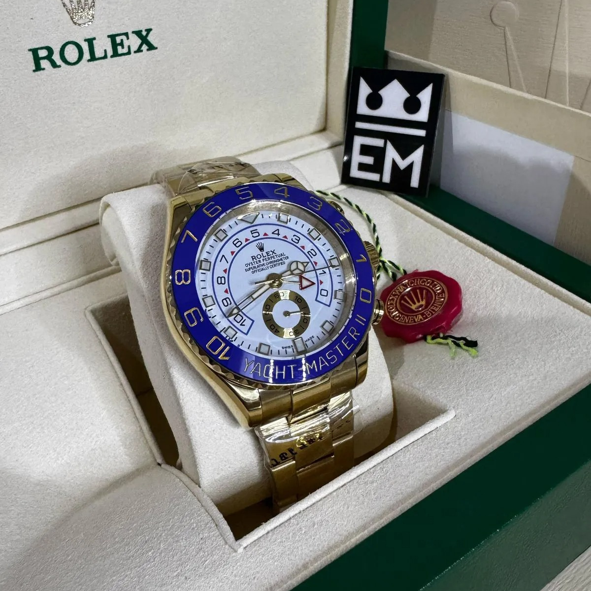 RX Yacht-Master II – Gold Blue Dial / Blue Bezel
