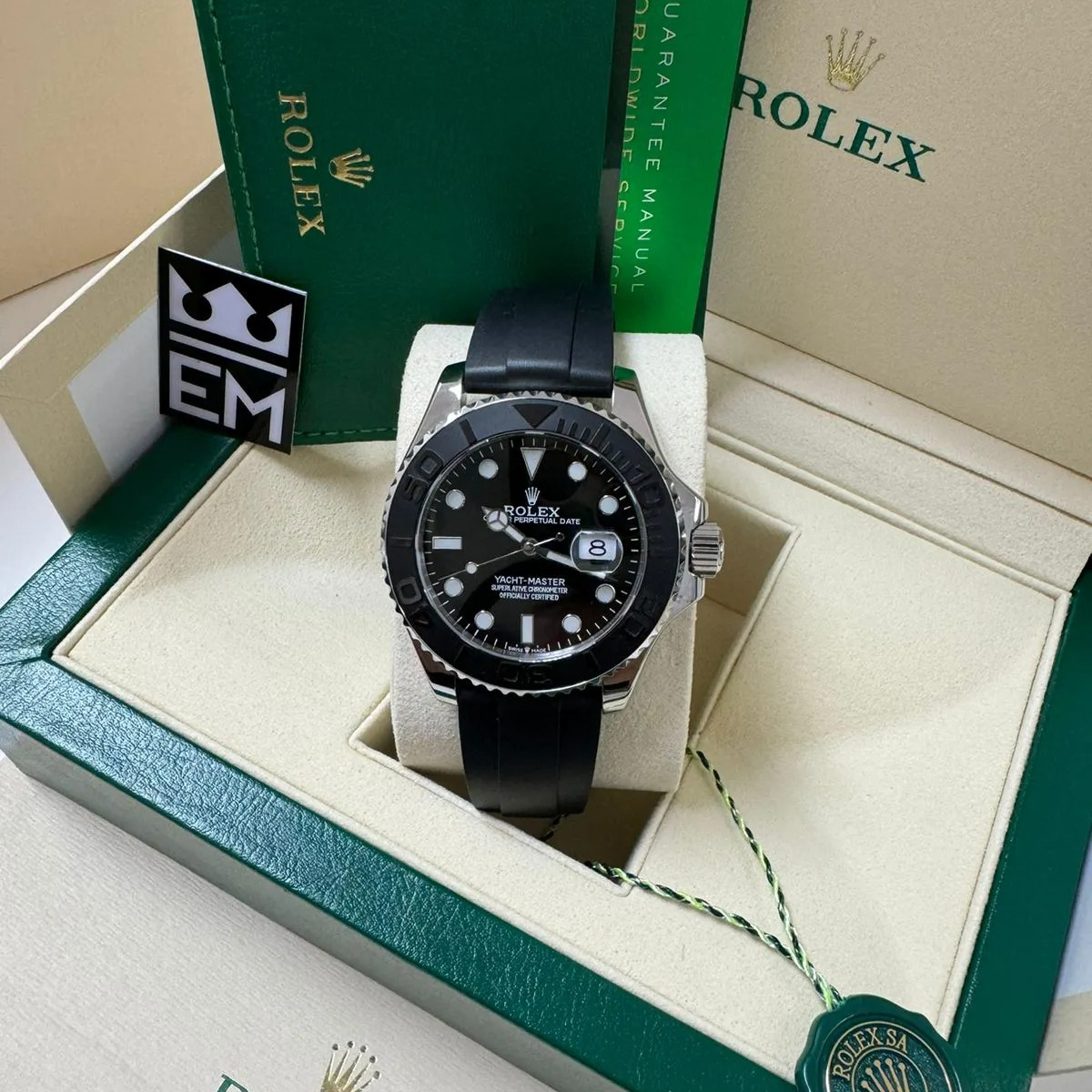 RX Yacht-Master 42 – Black Dial – Oysterflex