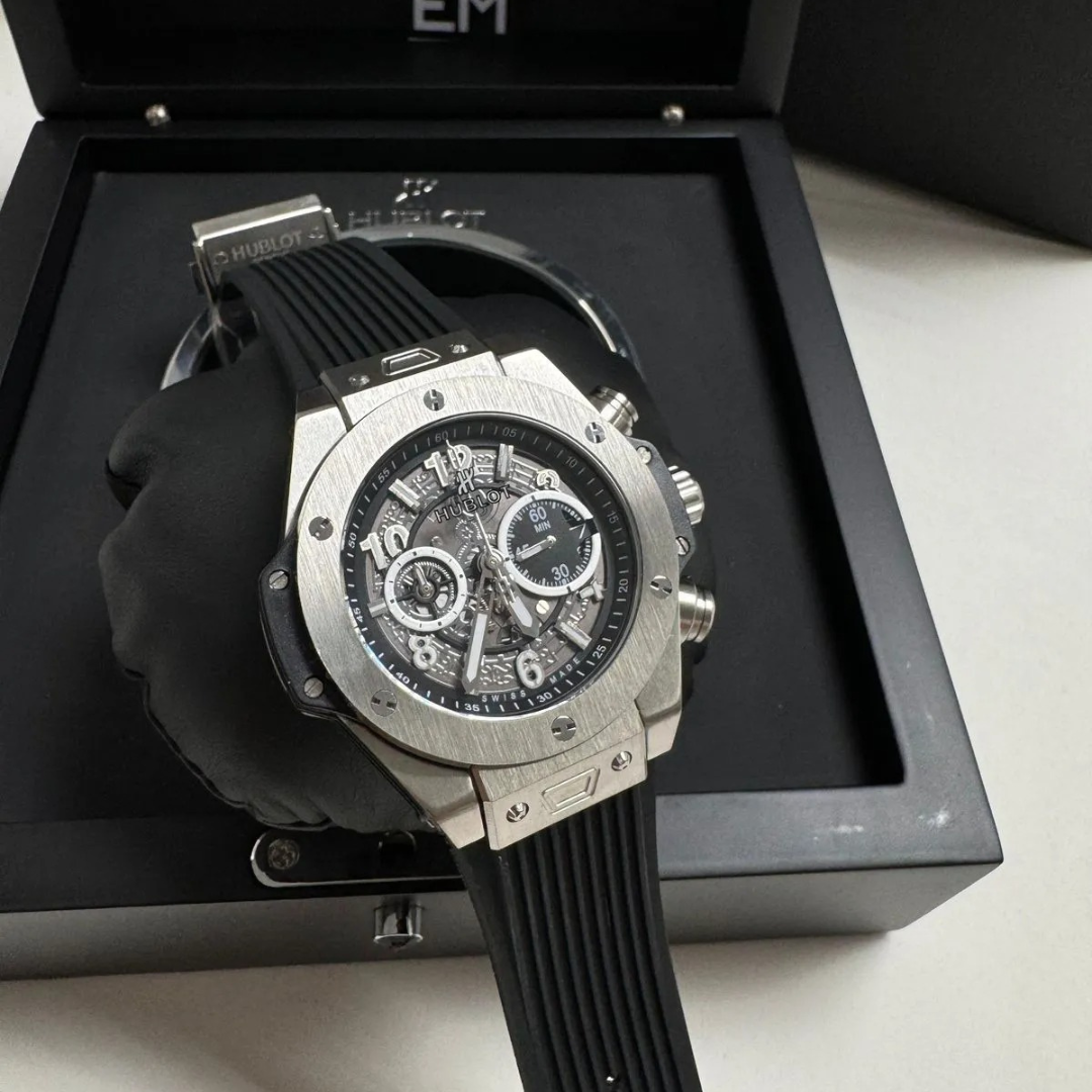 Big Bang Unico Titan Black Skeleton