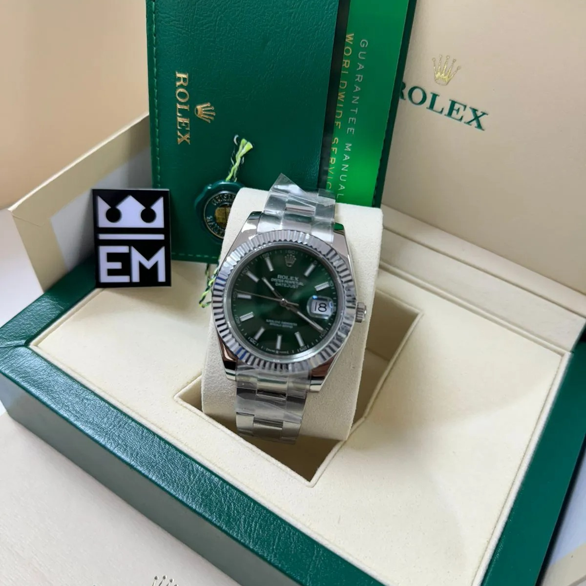 RX Datejust 41 – Green Dial