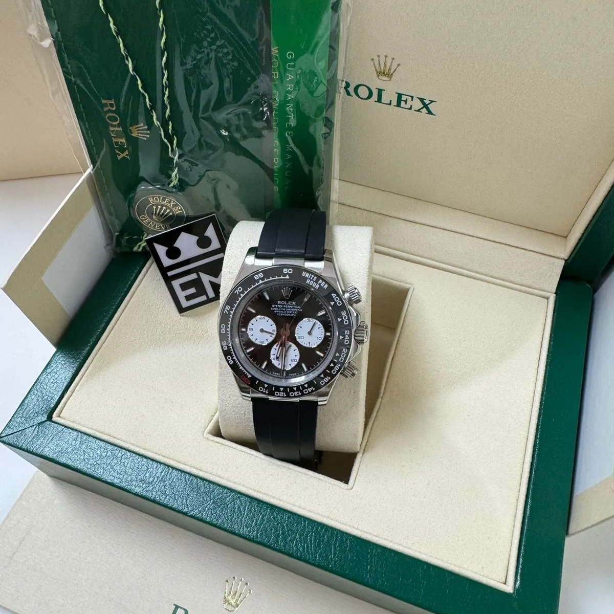 RX Daytona 40 – Black Dial – Oysterflex