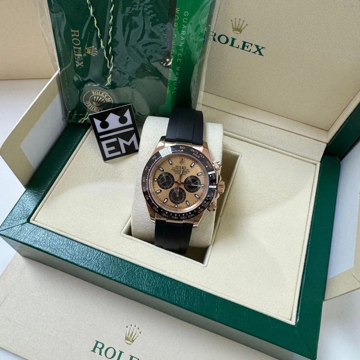 RX Daytona – Champagne Dial – Oysterflex Strap