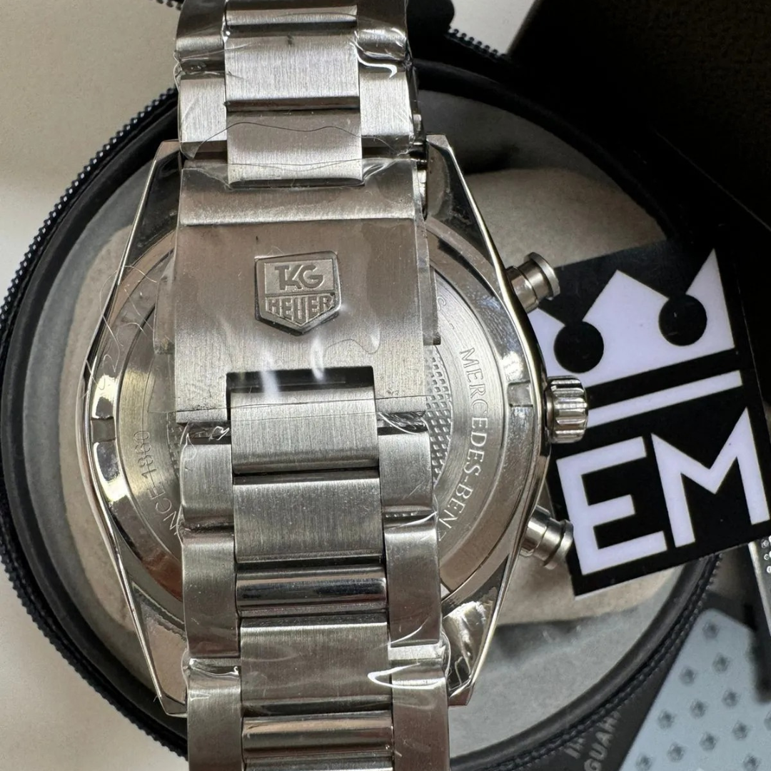 TH Carrera Chronograph – Black | Stainless Steel Bracelet
