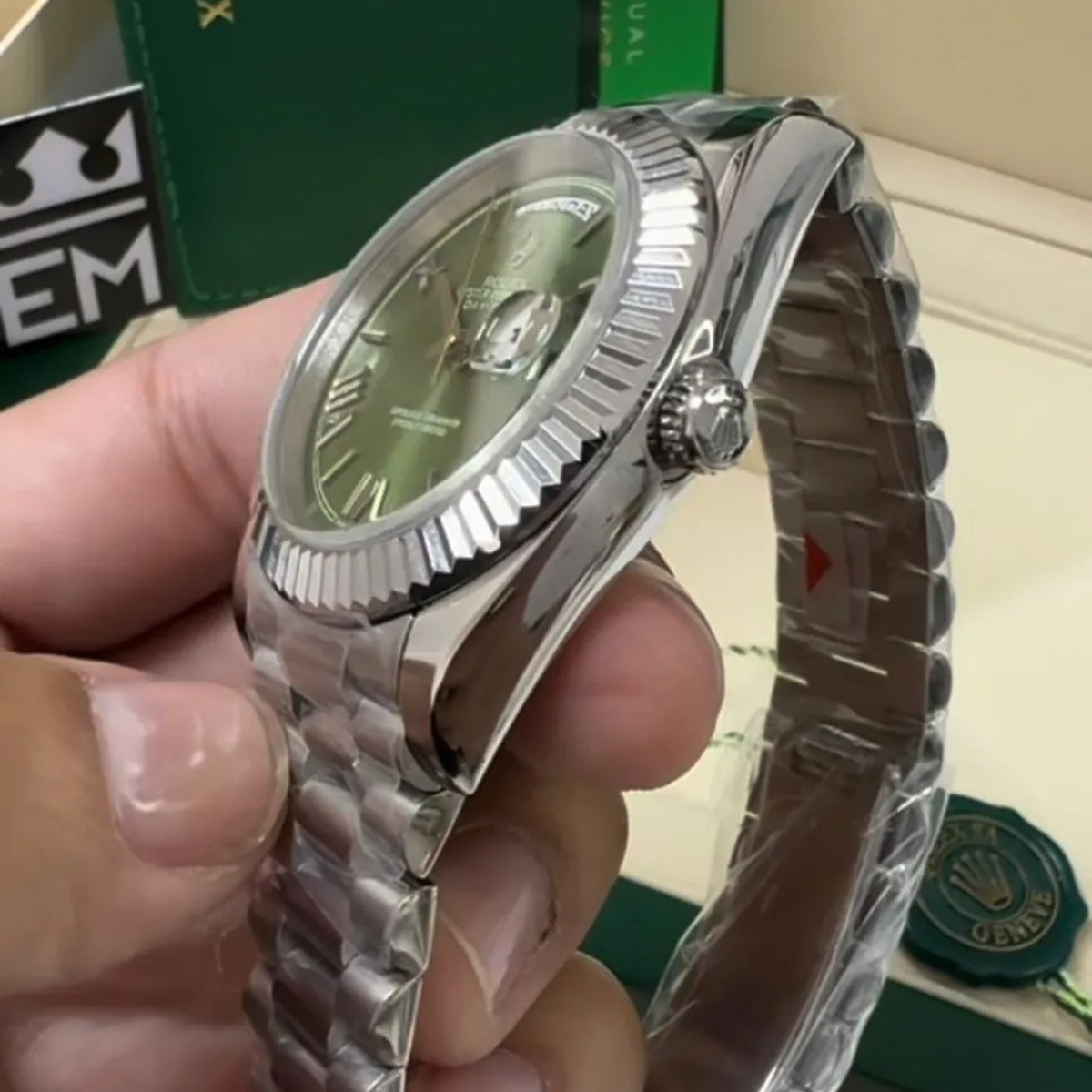 RX Day-Date 40 – Green Dial