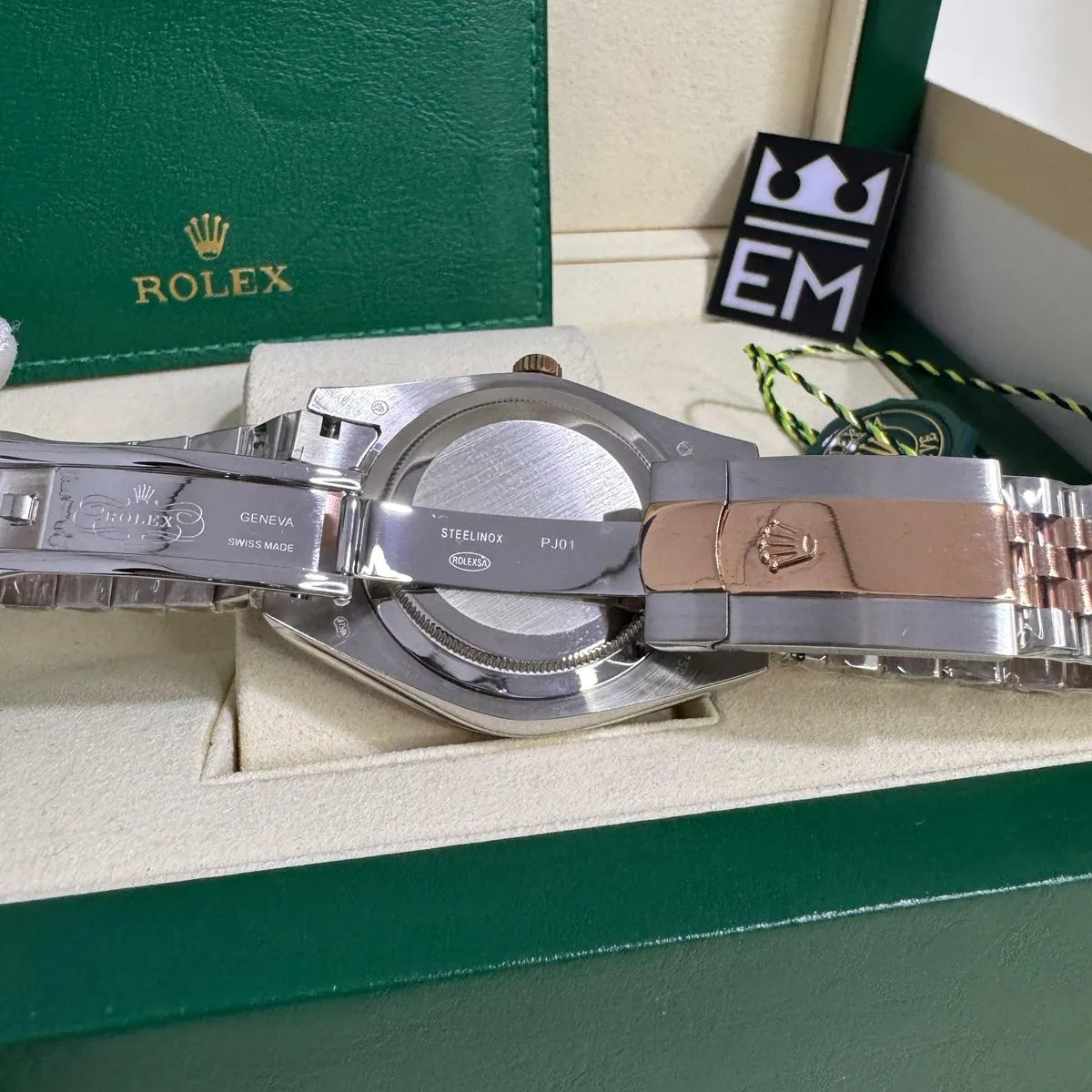 RX Datejust 41 – Brown Dial with Diamanten