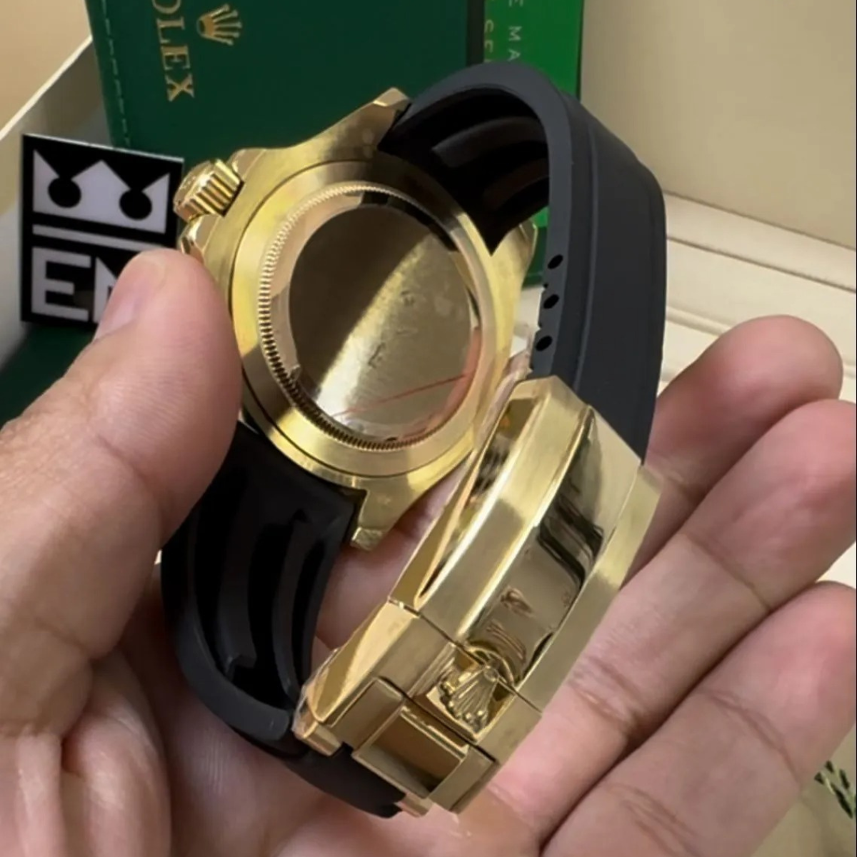 RX Yacht-Master 42 – Black Gold – Oysterflex