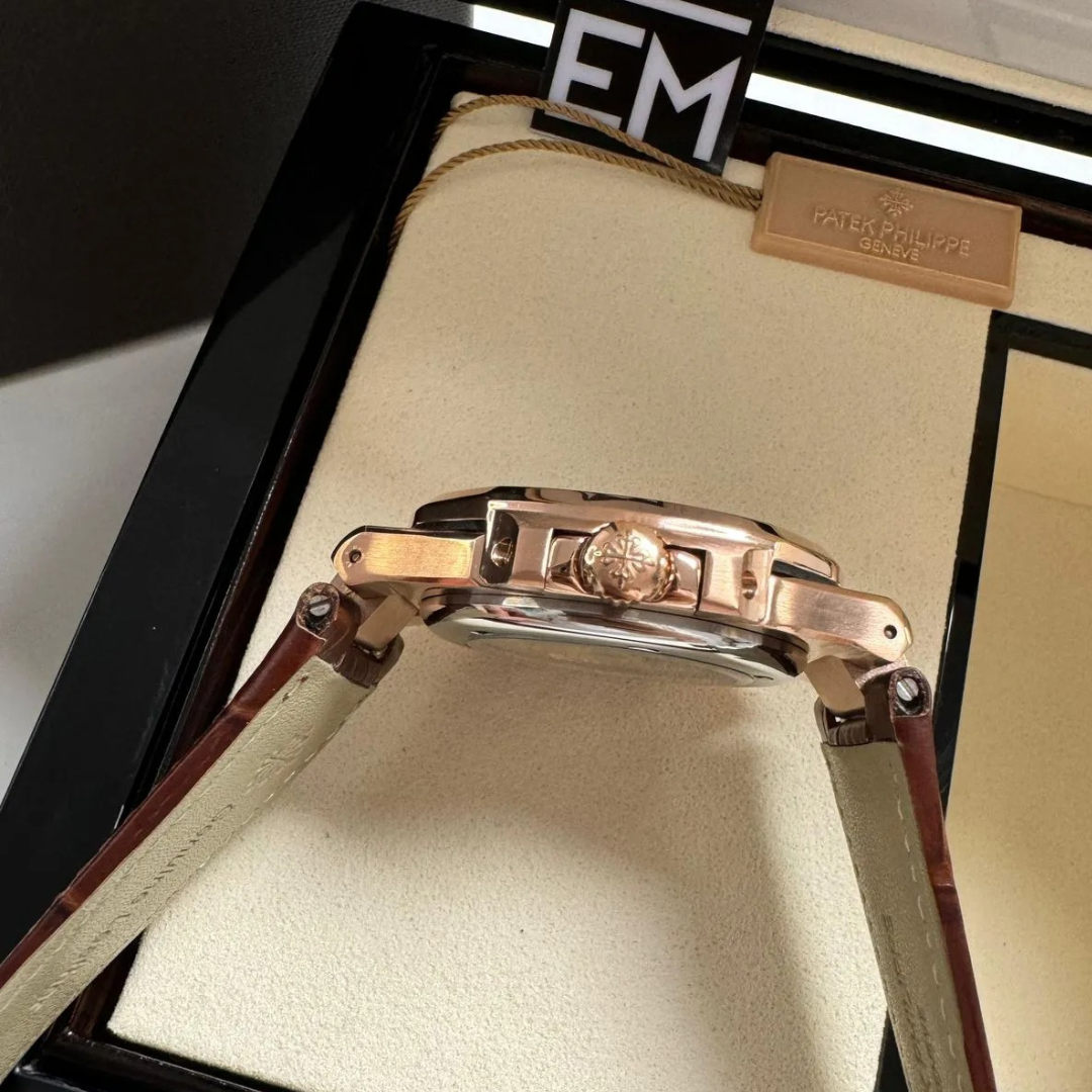 PP Nautilus Rose Gold Brown Automatic