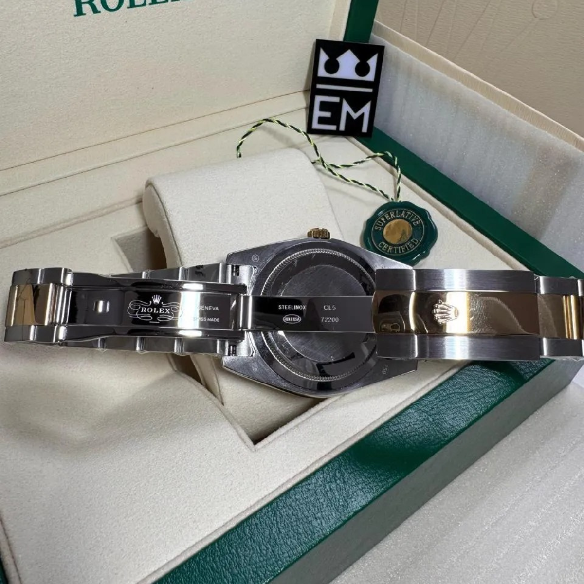 RX Datejust 41 – White Dial – Rolesor
