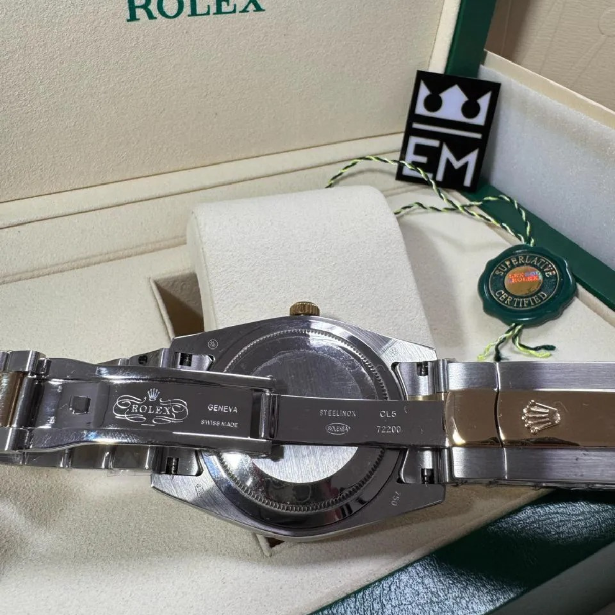 RX Datejust 41 – Gray Dial – Bicolor