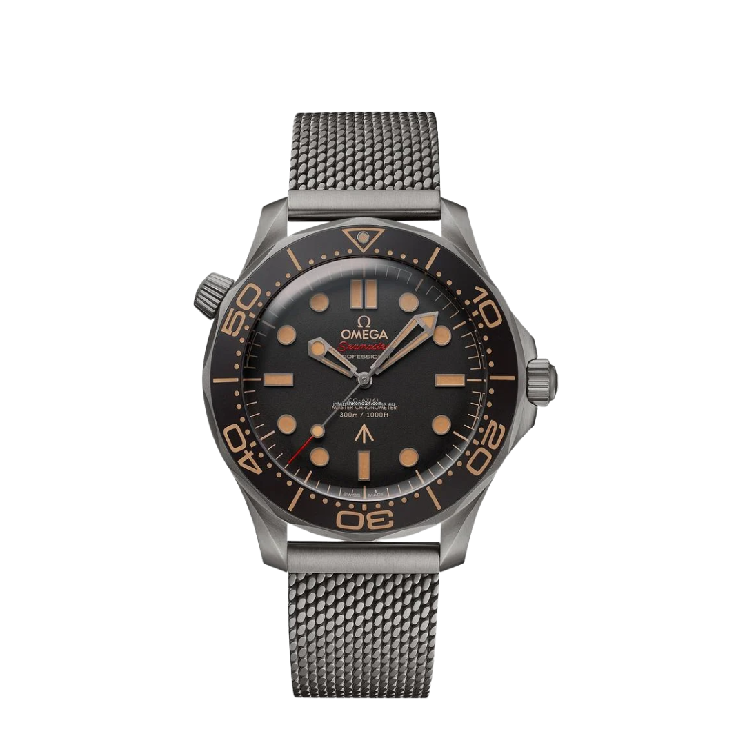 Seamaster 300M Diver “007 Edition” – Black/Mesh Bracelet Stainless Steel