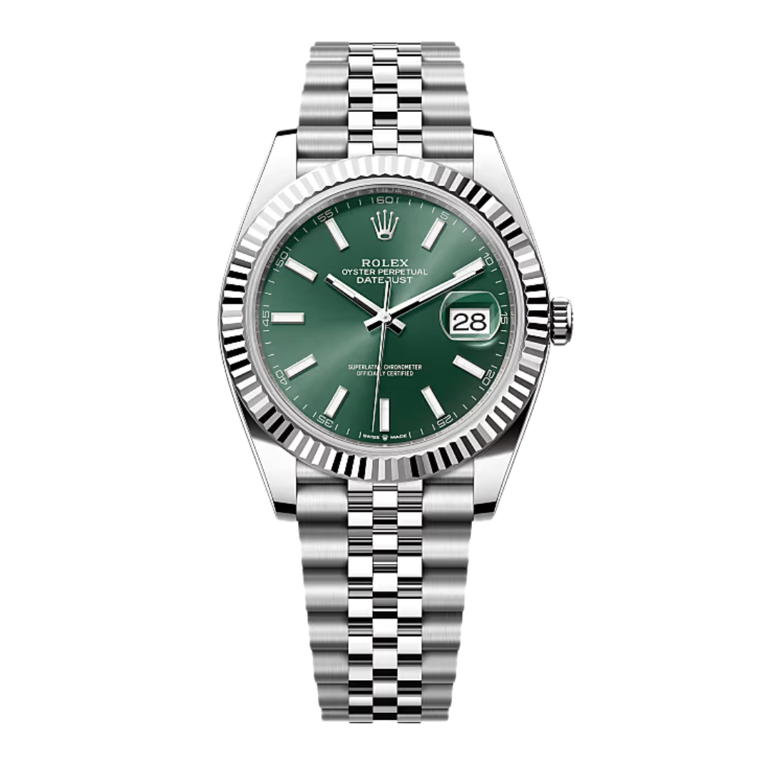 RX Datejust 41 – Green Dial