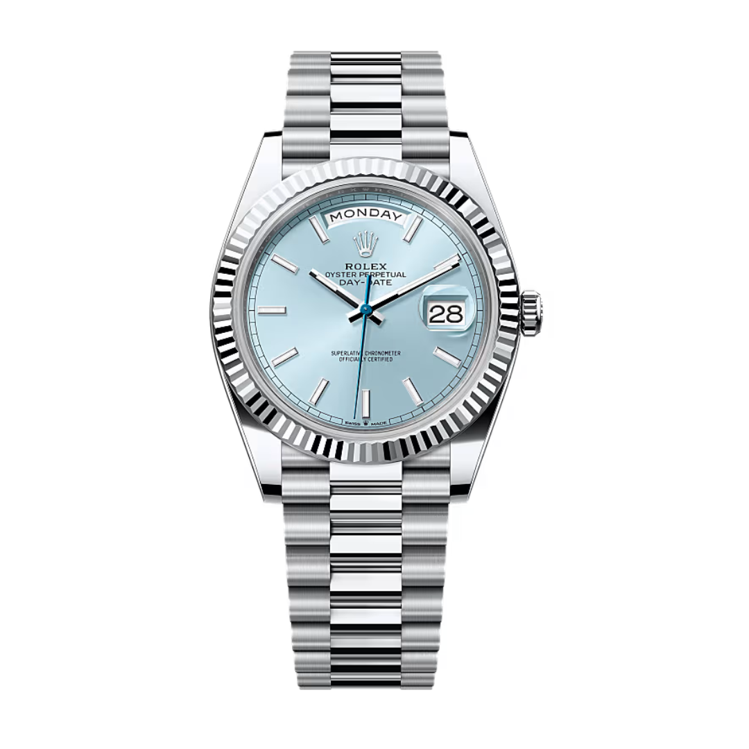 RX Day-Date 40 – Ice-Blue Dial
