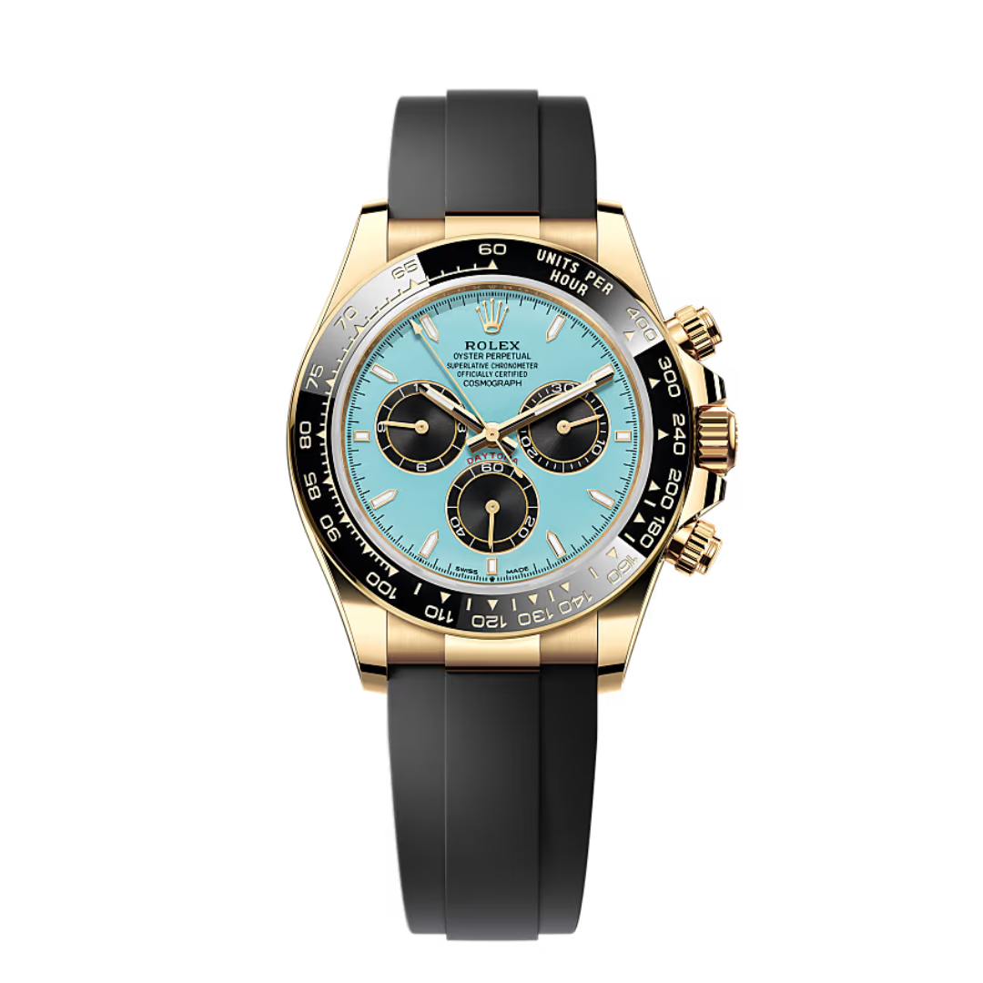 RX Daytona 126518 YG – Yellow Gold – Turquoise Blue Dial