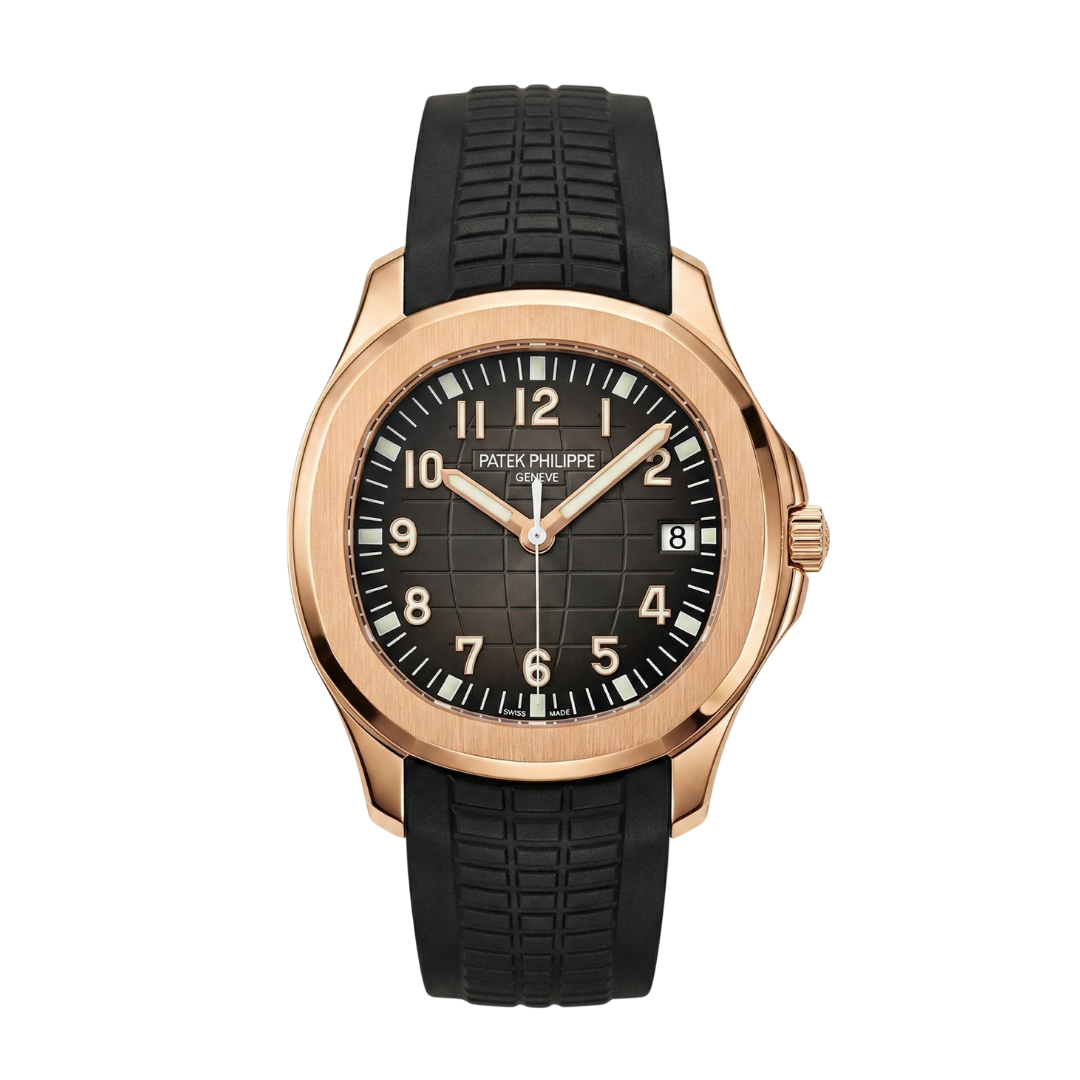 PP Aquanaut Rose Gold Black Automatic