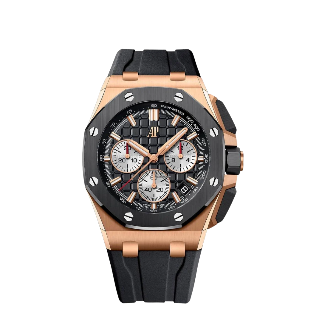 AP Royal Oak Offshore Chronograph Rose Gold/Black – 44 mm