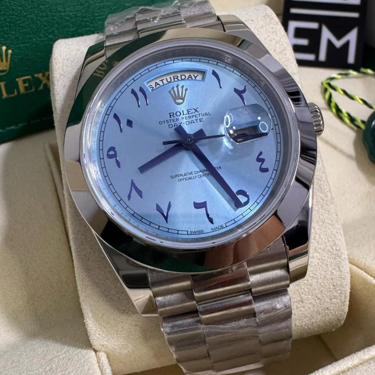 RX Day-Date 40 – Ice-Blue Dial