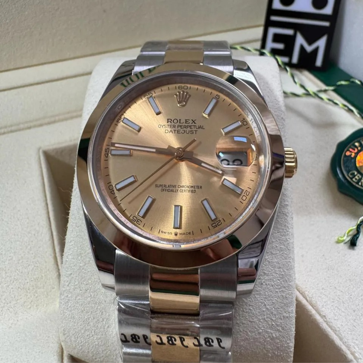 RX Datejust 41 – Champagner Dial – Rolesor