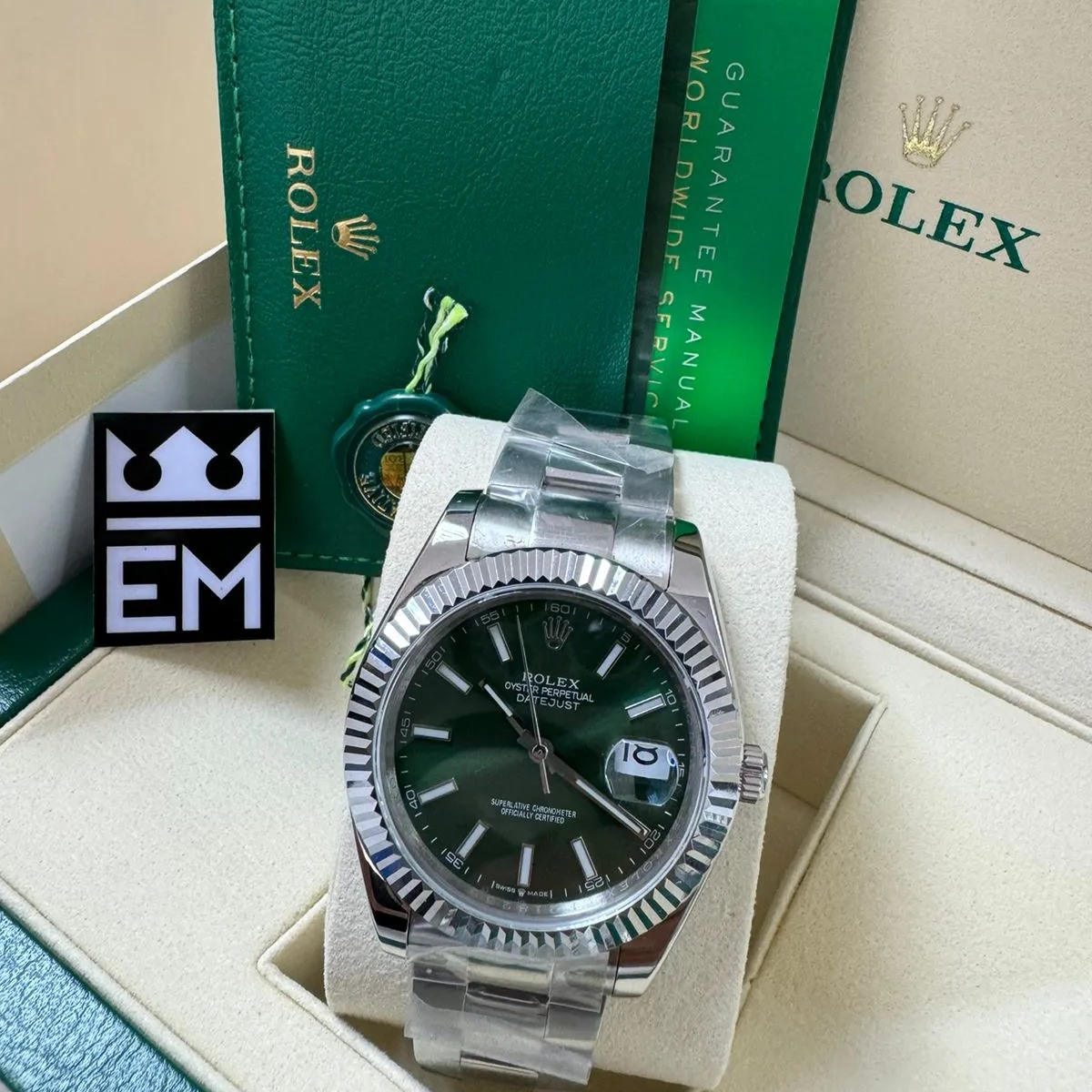 RX Datejust 41 – Green Dial