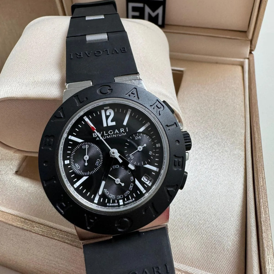 Aluminium Chronograph Black