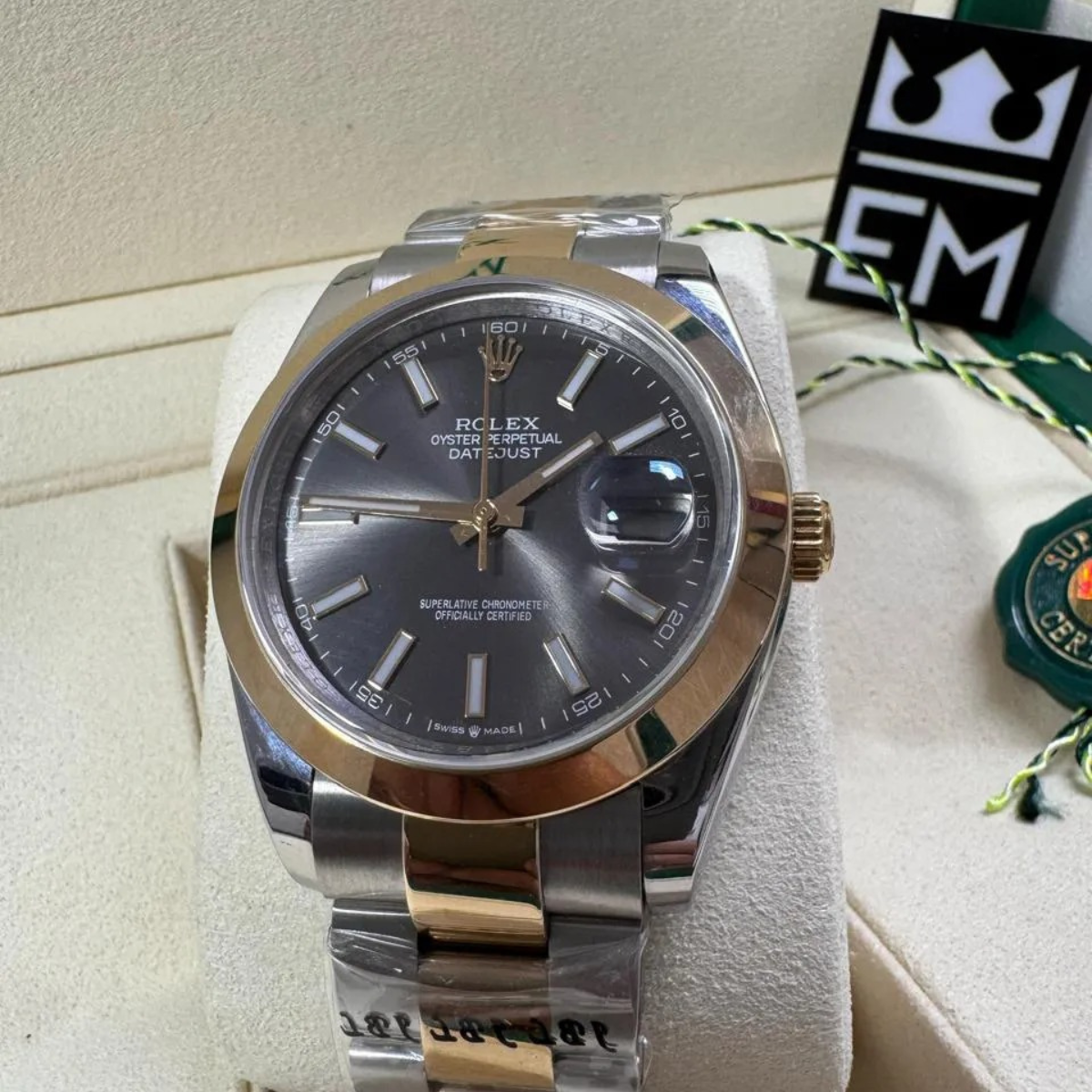RX Datejust 41 – Gray Dial – Bicolor