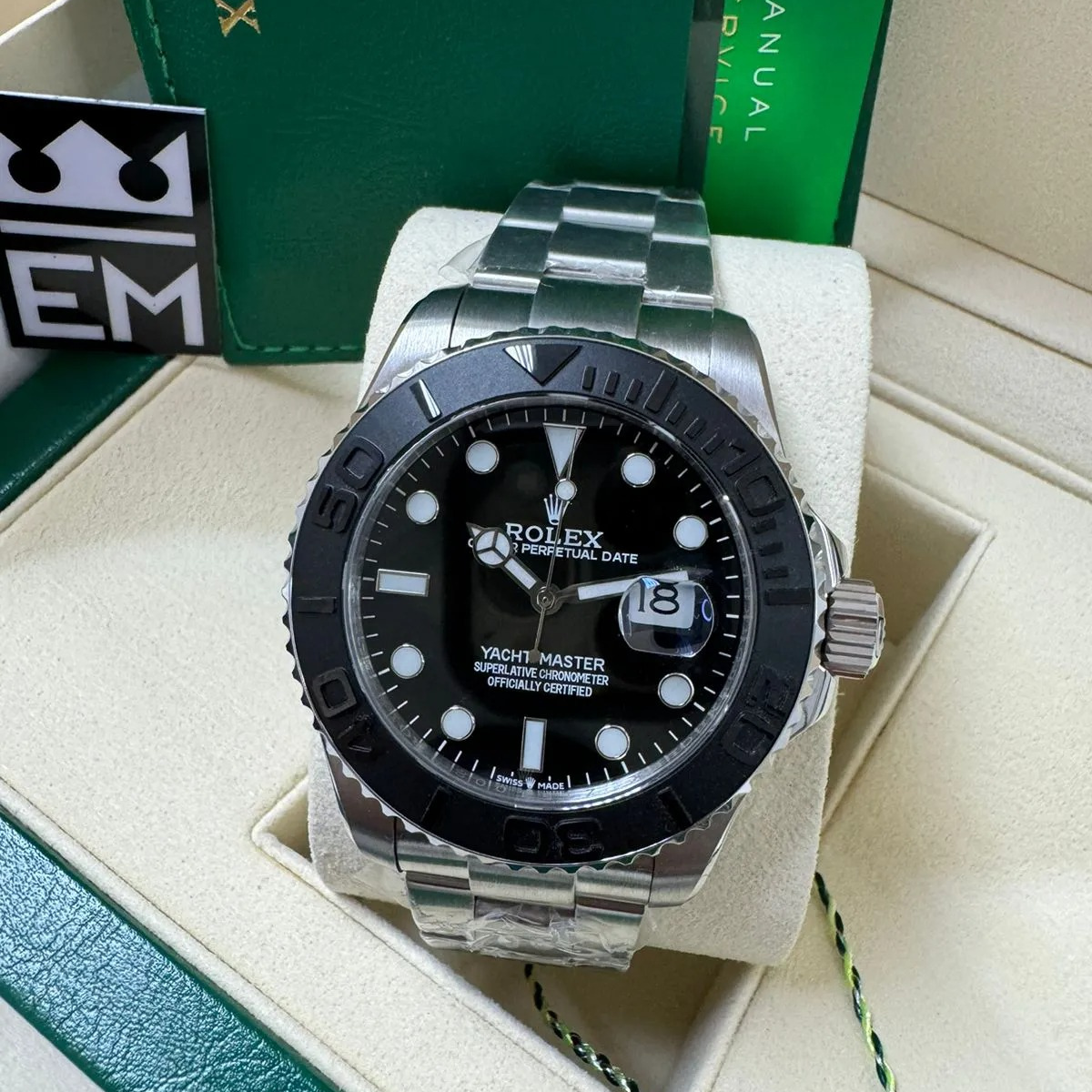 RX Yacht-Master 42 – Titan – Black Dial