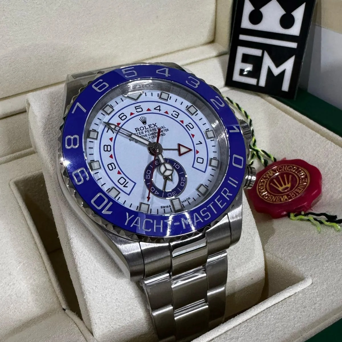 RX Yacht-Master II – Blue Bezel