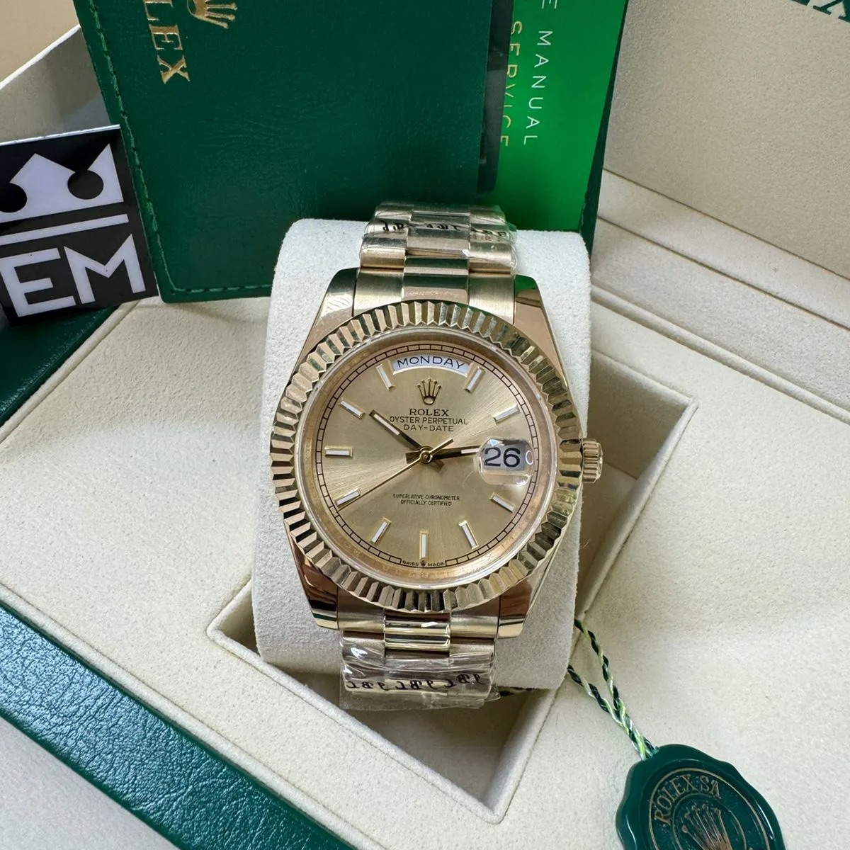 RX Day-Date 40 – Gold Dial