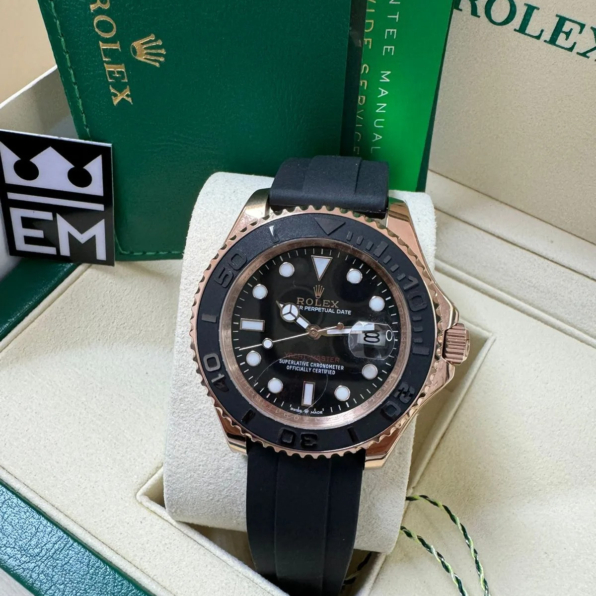 RX Yacht-Master 40 – Black Dial – Oysterflex