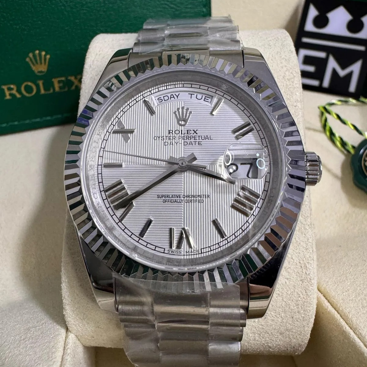 RX Day-Date 40 – Silver Dial