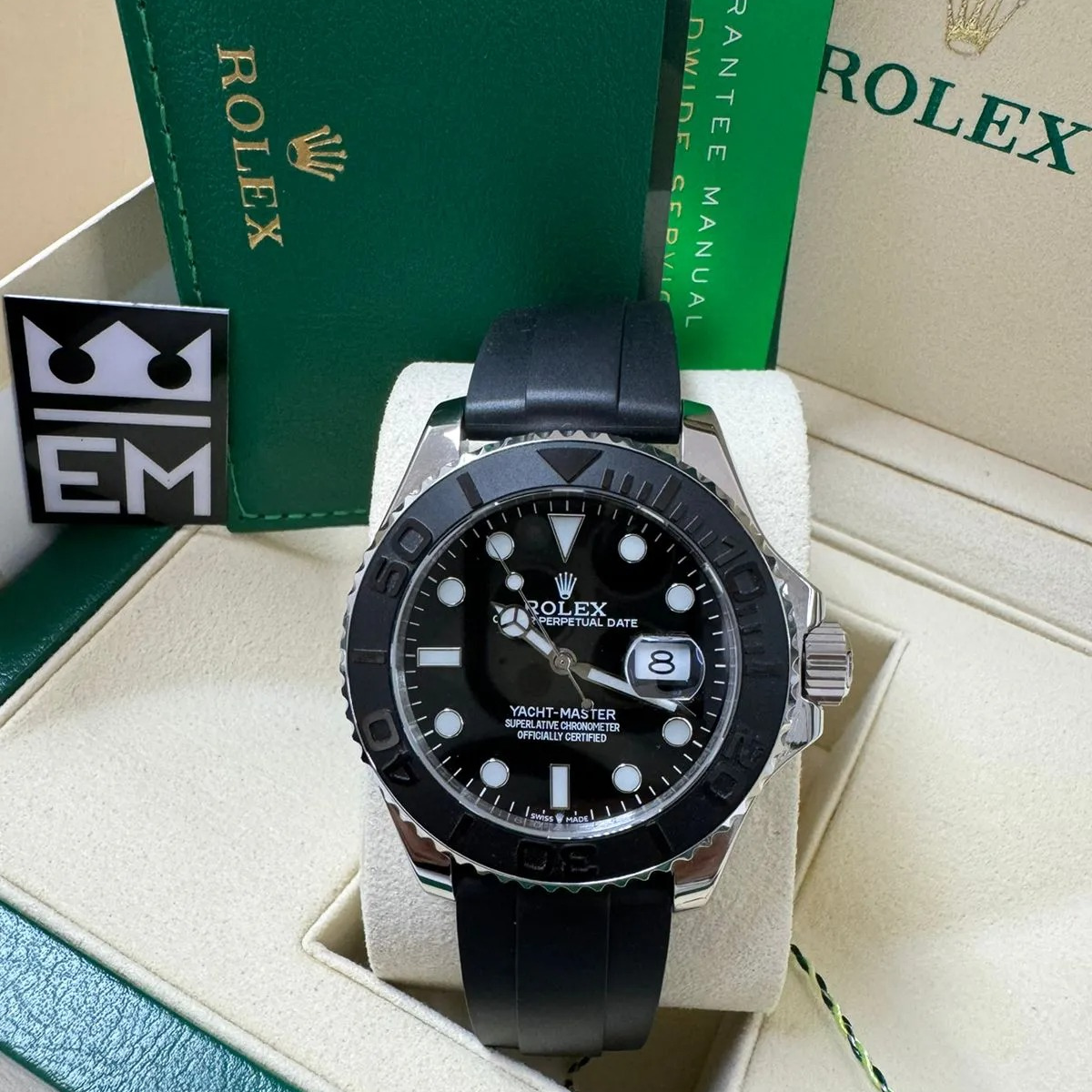 RX Yacht-Master 42 – Black Dial – Oysterflex