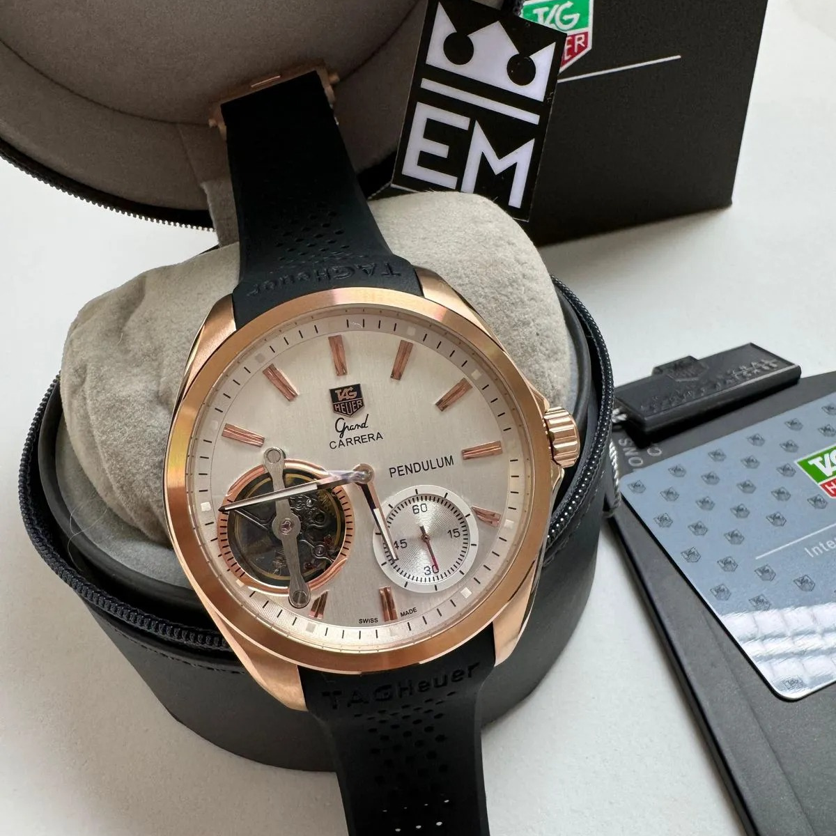 TH Carrera Pendulum Rose Gold Automatic