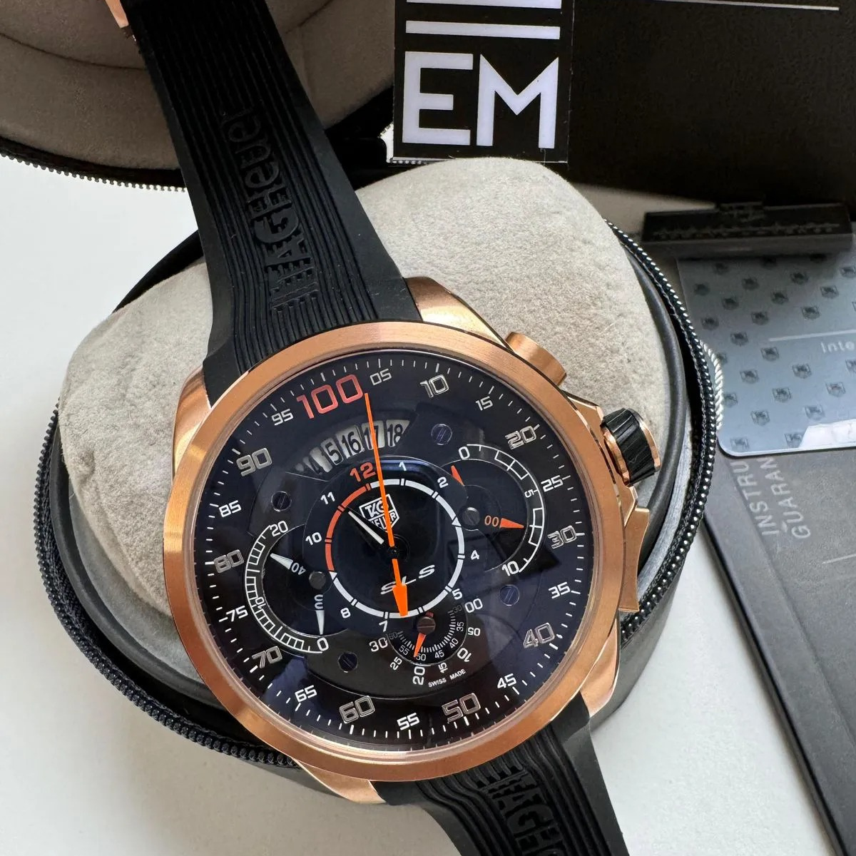 TH Grand Carrera Mikrotimer – Rose Gold Black