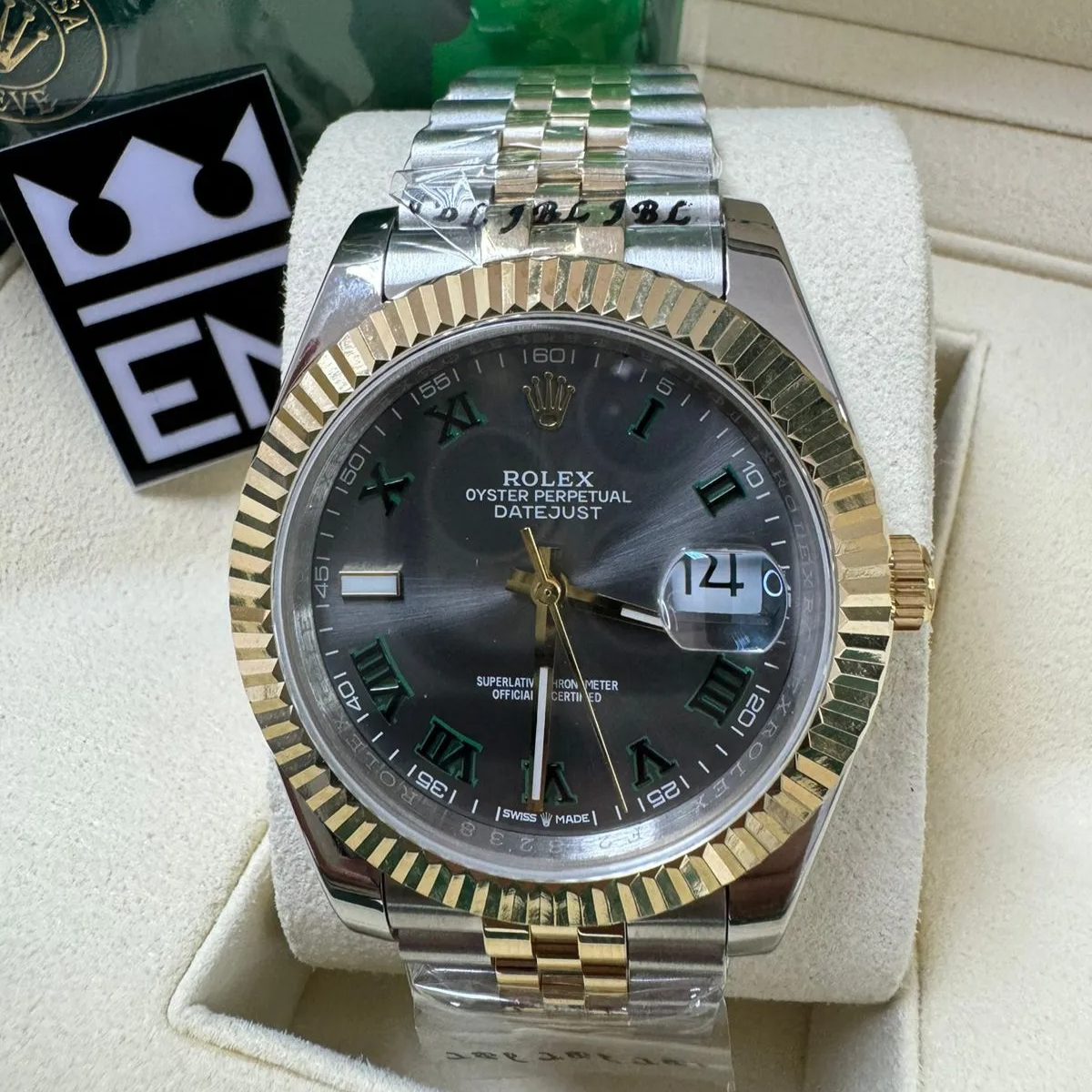 RX Datejust 41 – Anthracite Dial with Roman Numerals