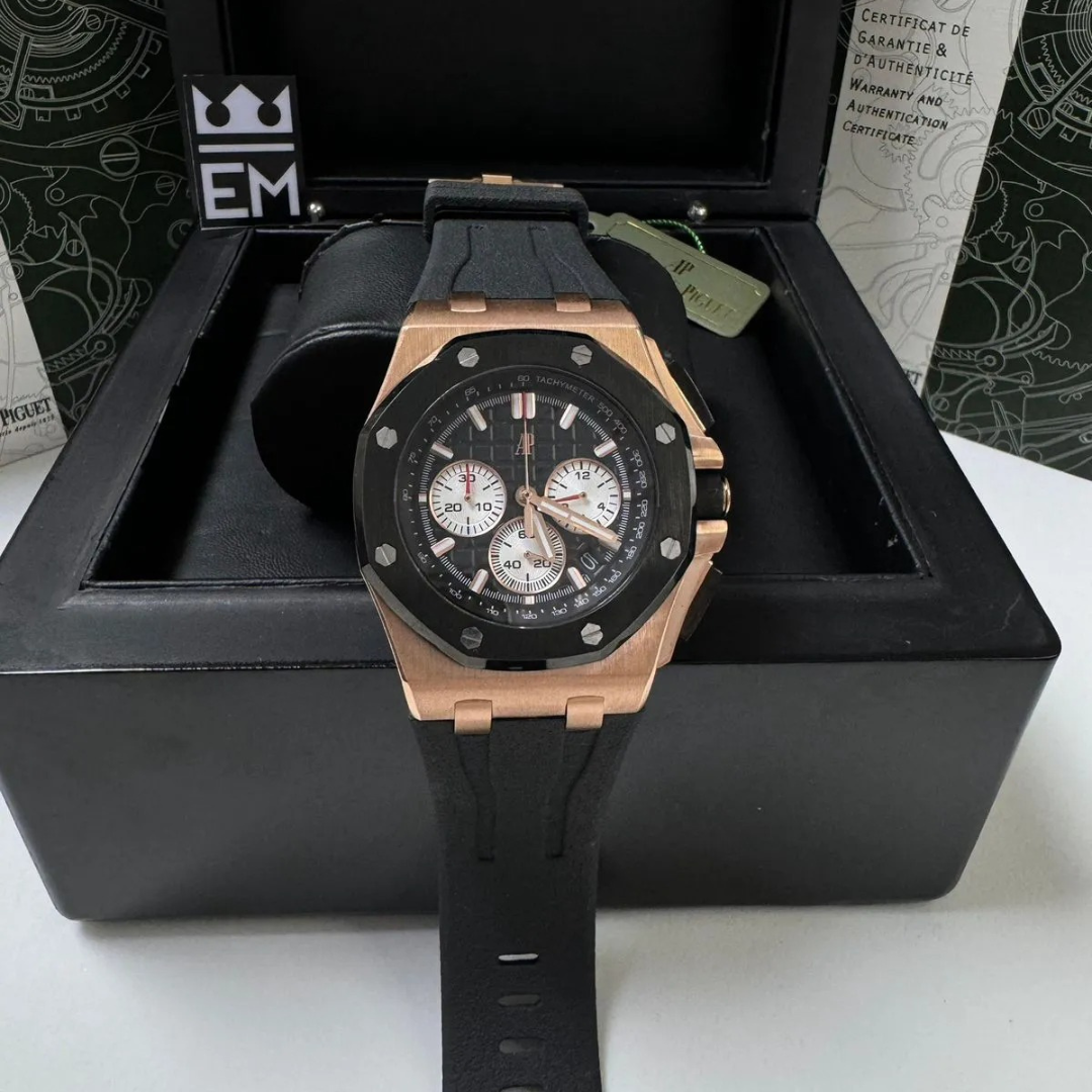 AP Royal Oak Offshore Chronograph Rose Gold/Black – 44 mm