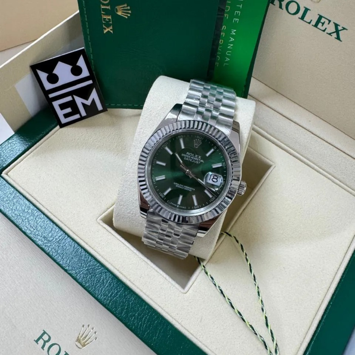 RX Datejust 41 – Green Dial