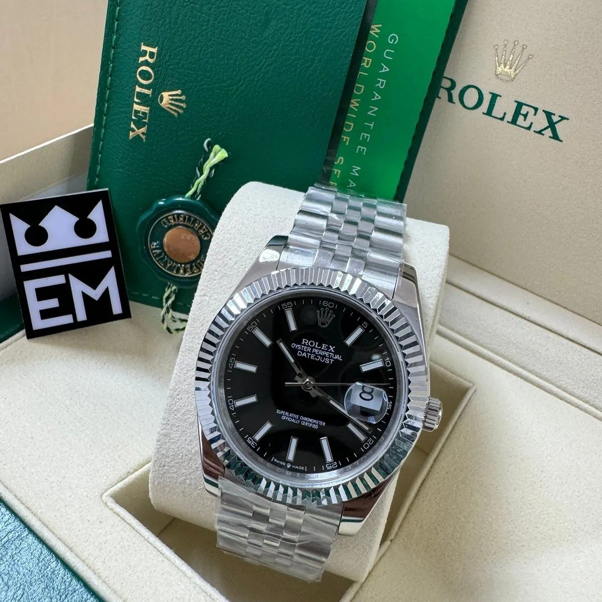 RX Datejust 41 – Black Dial